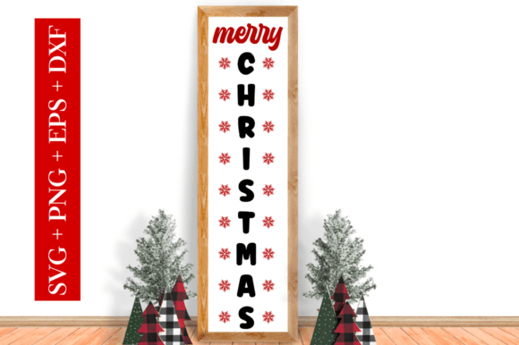 Elevate Your Holiday Crafts with a Premium Merry Christmas SVG Design for Porch Signs