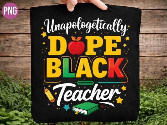 Unapologetically Dope Black Teacher PNG: Elevating Educational Creativity and Representation