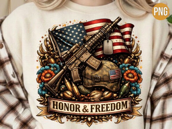 Unlocking Creative Potential with Honor and Freedom Patriotic PNG Designs