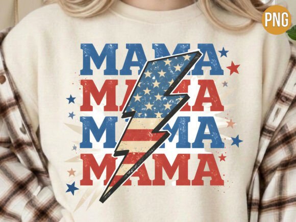 Unlocking Creative Potential with the American Flag Mama Lightning Shirt PNG: A Guide to High-Quality Digital Design