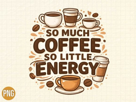 Unlocking Creativity with the Coffee So Little Energy Funny PNG: A Guide for Makers and Entrepreneurs